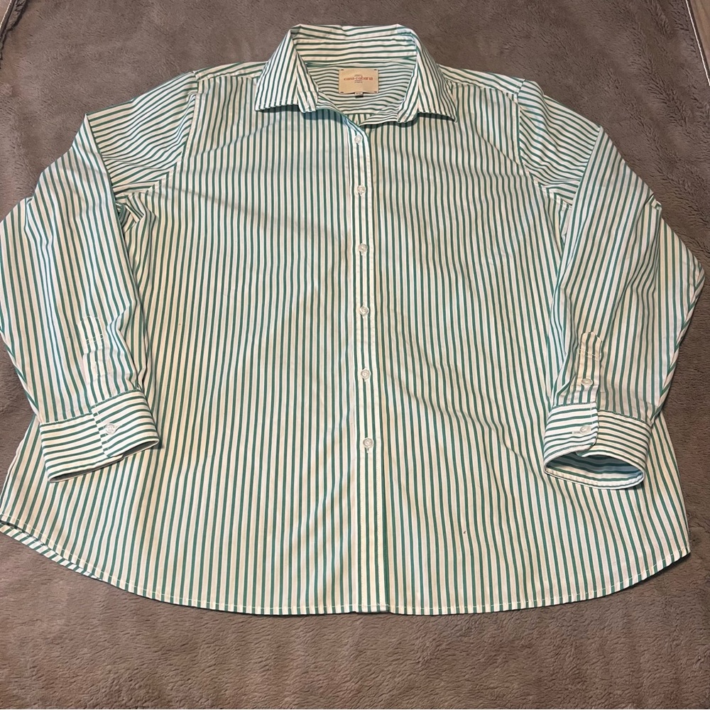 Casa Cabana Striped Button Down